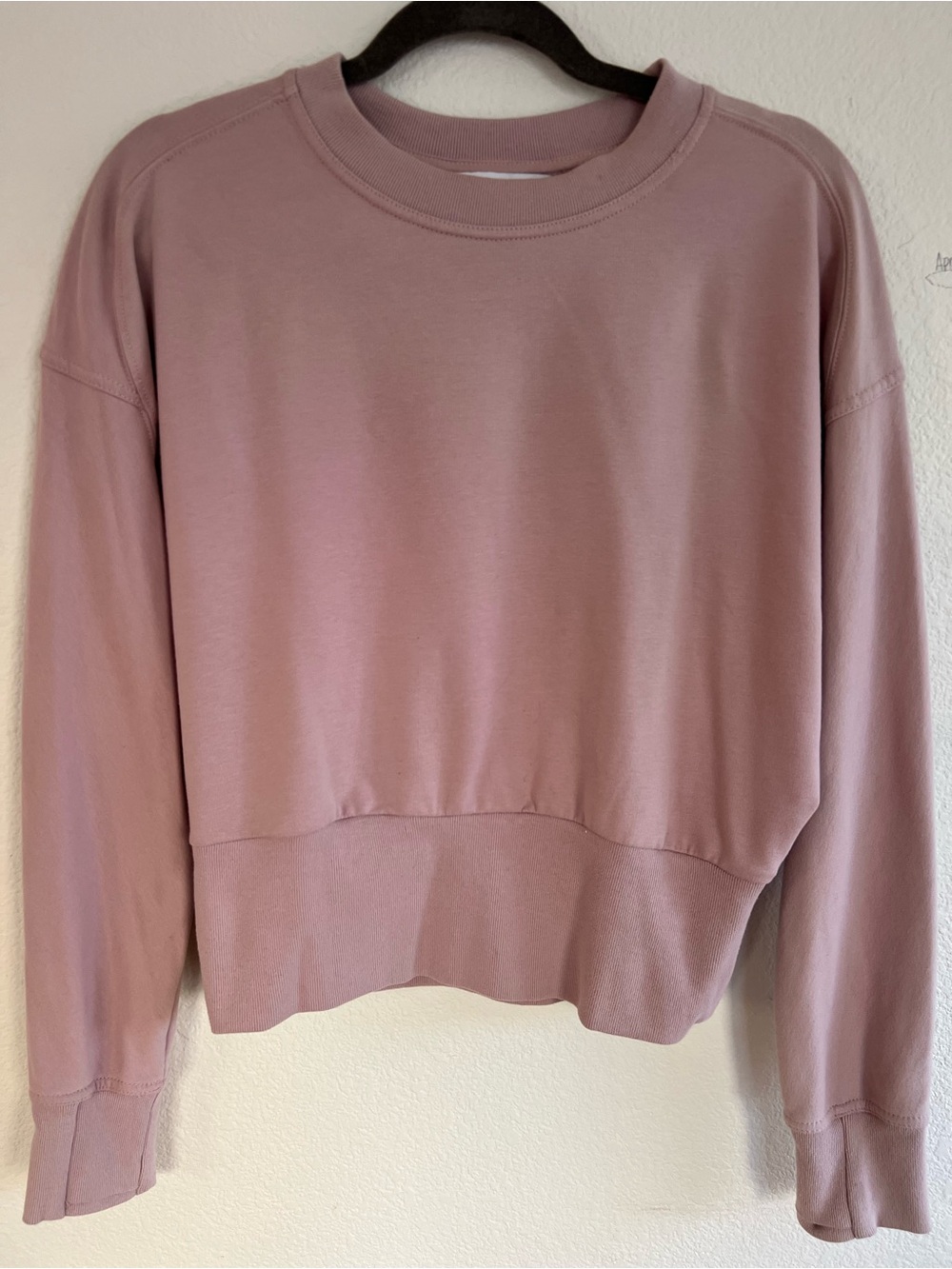 Athleta Rose Mauve Crewneck Sweatshirt
